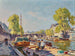 Parigi, vista del Pont Neuf - Henri Alphonse Barnoin — vista dell’opera