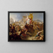 Armide combattendo i cristiani - Henri Antoine de Favanne — quadro incorniciato alla parete