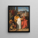Œdipe partendo in esilio da Tebe - Henri Augustin Gambard — quadro incorniciato alla parete