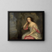 Ritratto di Madame de Maintenon in un paesaggio marino - Henri Beaubrun — quadro incorniciato alla parete