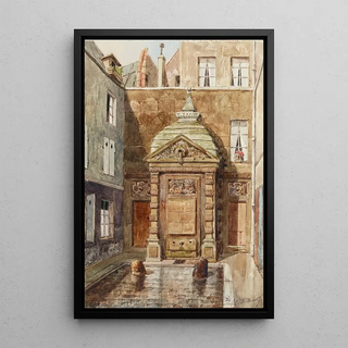 Henri Berthaut - Ancienne fontaine Sainte Catherine Impasse de laPoissonnerie.webp