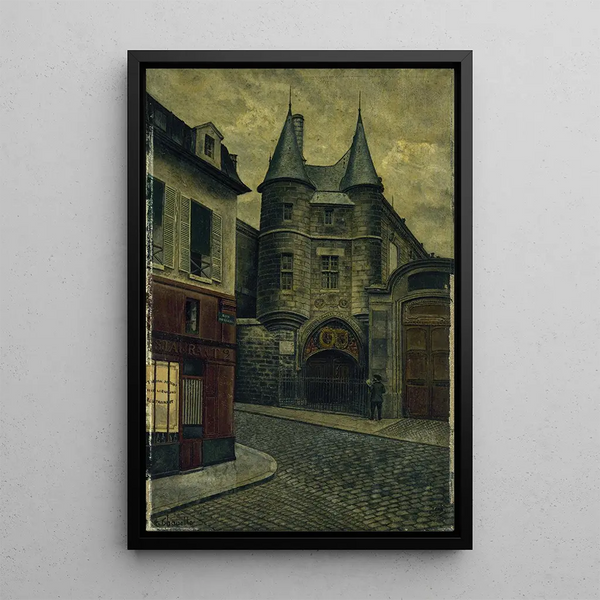 Le Portail de l'hôtel de Clisson rue des Archives - Henri Chapelle — quadro incorniciato alla parete