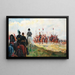 Dopo la carica, Hanau 1813 - Henri Chartier — quadro incorniciato alla parete