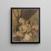 Madre di due figli - Henri Chevaux — quadro incorniciato alla parete