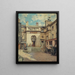 La cour de l'Hôtel Gouthière rue Pierre-Bullet - Henri Dabadie — quadro incorniciato alla parete