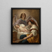 L'angelo custode - Henri De Caisne — quadro incorniciato alla parete