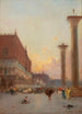Venezia, vista del Palazzo Ducale e della colonna di San Marco - Henri Duvieux — vista dell’opera
