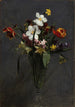 Fleurs de printemps: tulipes, narcisi, giacinti, giunchiglie e nasturzi - Henri Fantin-Latour — vista dell’opera