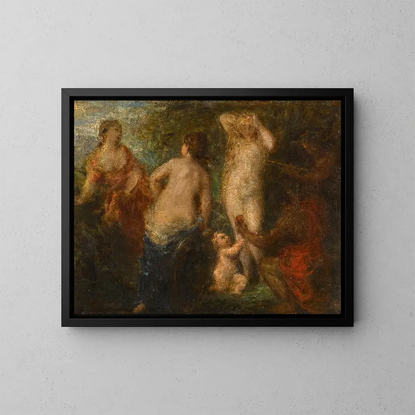 Jugement de Paris - Henri Fantin-Latour — quadro incorniciato alla parete