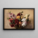 Bouquet di malve - Henri Fantin-Latour — quadro incorniciato alla parete