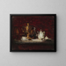 Natura morta con samovar - Henri Fantin-Latour — quadro incorniciato alla parete