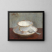 Natura morta con tazza - Henri Fantin-Latour — quadro incorniciato alla parete