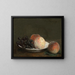 Pesche e uva in una ciotola di porcellana - Henri Fantin-Latour — quadro incorniciato alla parete