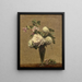 Peonie e palle di neve - Henri Fantin-Latour — quadro incorniciato alla parete