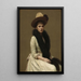 Ritratto di Sonia - Henri Fantin-Latour — quadro incorniciato alla parete