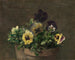 Pensées in vaso - Henri Fantin-Latour — vista dell’opera