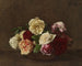 Rose in un vaso - Henri Fantin-Latour — vista dell’opera