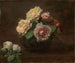 Rose in una ciotola - Henri Fantin-Latour — vista dell’opera