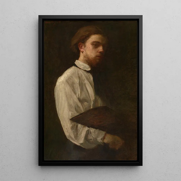 Autoportrait - Henri Fantin-Latour — quadro incorniciato alla parete