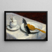 Nature morte con barattolo di senape - Henri Fantin-Latour — quadro incorniciato alla parete