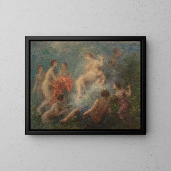 Toilette di Venere - Henri Fantin-Latour — quadro incorniciato alla parete