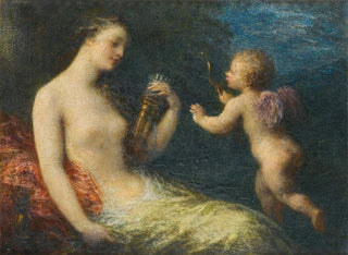 Venere e Cupido - Henri Fantin-Latour — vista dell’opera