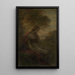 Giovane donna sotto un albero al tramonto, chiamato Autunno - Henri Fantin-Latour — quadro incorniciato alla parete