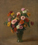 Zinnias - Henri Fantin-Latour — vista dell’opera