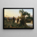 Gli Esploratori Arabi - Henri Félix Emmanuel Philippoteaux — quadro incorniciato alla parete