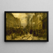L'Avenue d'Orléans durante i bombardamenti di Parigi da parte degli eserciti prussiani a gennaio 1871 - Henri Félix Emmanuel Philippoteaux — quadro incorniciato alla parete