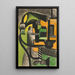 Composition astratta - Henri Gaudier-Brzeska — quadro incorniciato alla parete