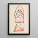 Figura accovacciata - Henri Gaudier-Brzeska — quadro incorniciato alla parete