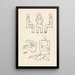 Cinq études de figures - Henri Gaudier-Brzeska — quadro incorniciato alla parete