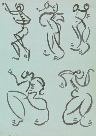 Henri GaudierBrzeska - Five Studies of Dancing Figures.webp