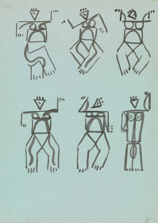 Henri GaudierBrzeska - Six Studies of Dancing Figures.webp