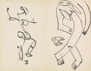 Studi di due figure danzanti - Henri Gaudier-Brzeska — vista dell’opera
