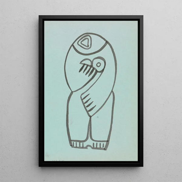 Studio per un gruppo Madre e Bambino - Henri Gaudier-Brzeska — quadro incorniciato alla parete