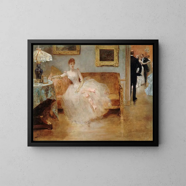 Le bal - Henri Gervex — quadro incorniciato alla parete