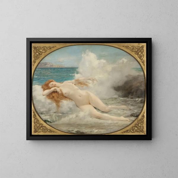 Nascita di Venere - Henri Gervex — quadro incorniciato alla parete