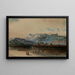 Vista generale delle colline di Montmartre e della torre del telegrafo - Henri Jean Baptiste Lévis — quadro incorniciato alla parete