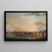 Il porto esterno di Brest - Henri Joseph van Blarenberghe — quadro incorniciato alla parete