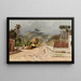Una strada a Rio de Janeiro - Henri Langerock — quadro incorniciato alla parete