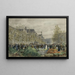 Les Halles - Henri Laurent Mouren — quadro incorniciato alla parete