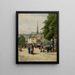 Place Saint-Michel - Henri Laurent Mouren — quadro incorniciato alla parete