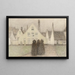 Béguinage con vecchie donne - Henri Le Sidaner — quadro incorniciato alla parete