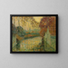 Canal in autunno a Gisors - Henri Le Sidaner — quadro incorniciato alla parete