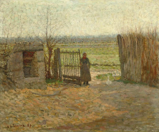 La porte de la ferme - Henri Le Sidaner — vista dell’opera