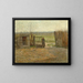La porte de la ferme - Henri Le Sidaner — quadro incorniciato alla parete