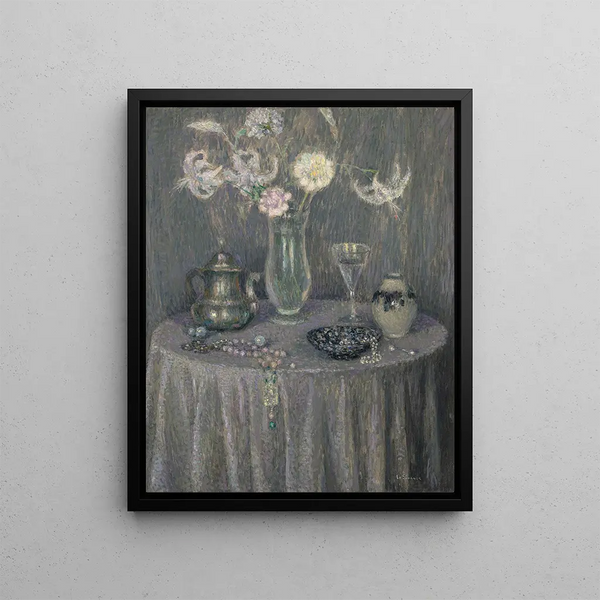 Henri Le Sidaner - La table harmonie grise.webp