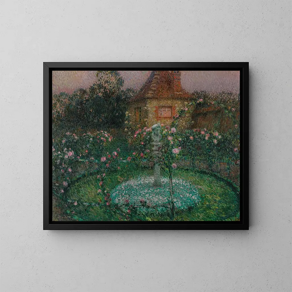Le pavillon de Gerberoy - Henri Le Sidaner — quadro incorniciato alla parete